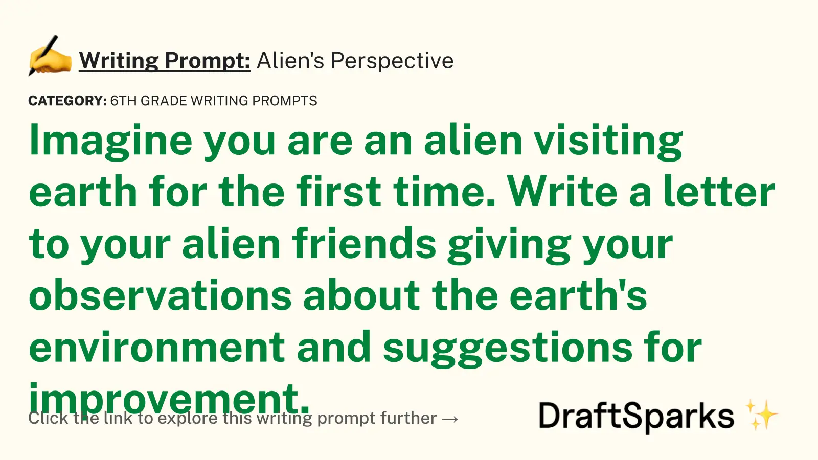 Alien’s Perspective