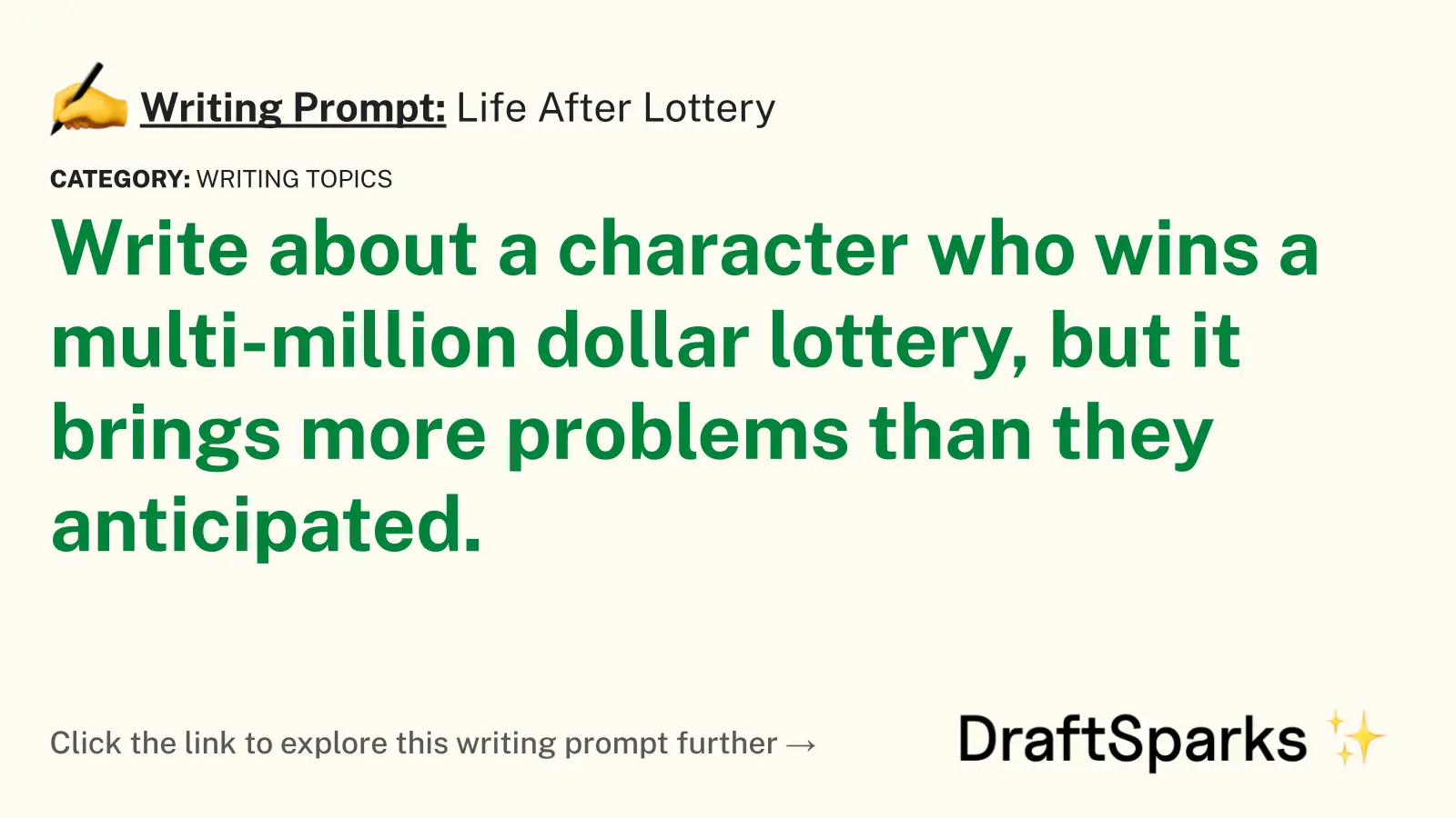 Life After Lottery