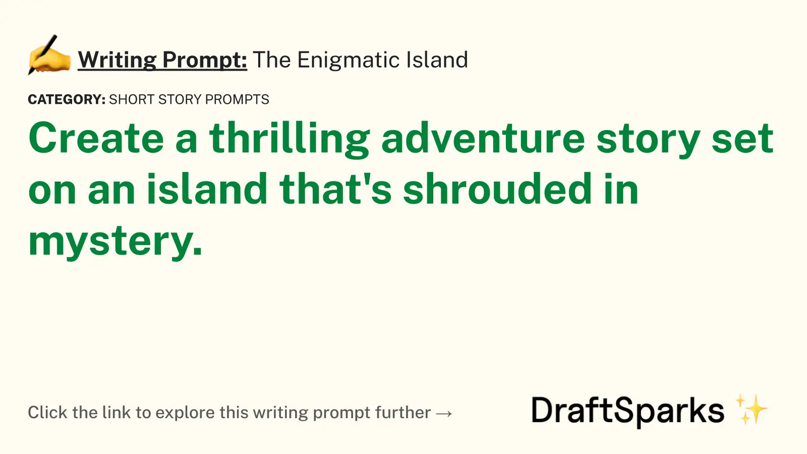 The Enigmatic Island