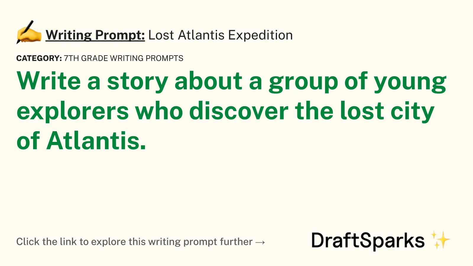 Lost Atlantis Expedition