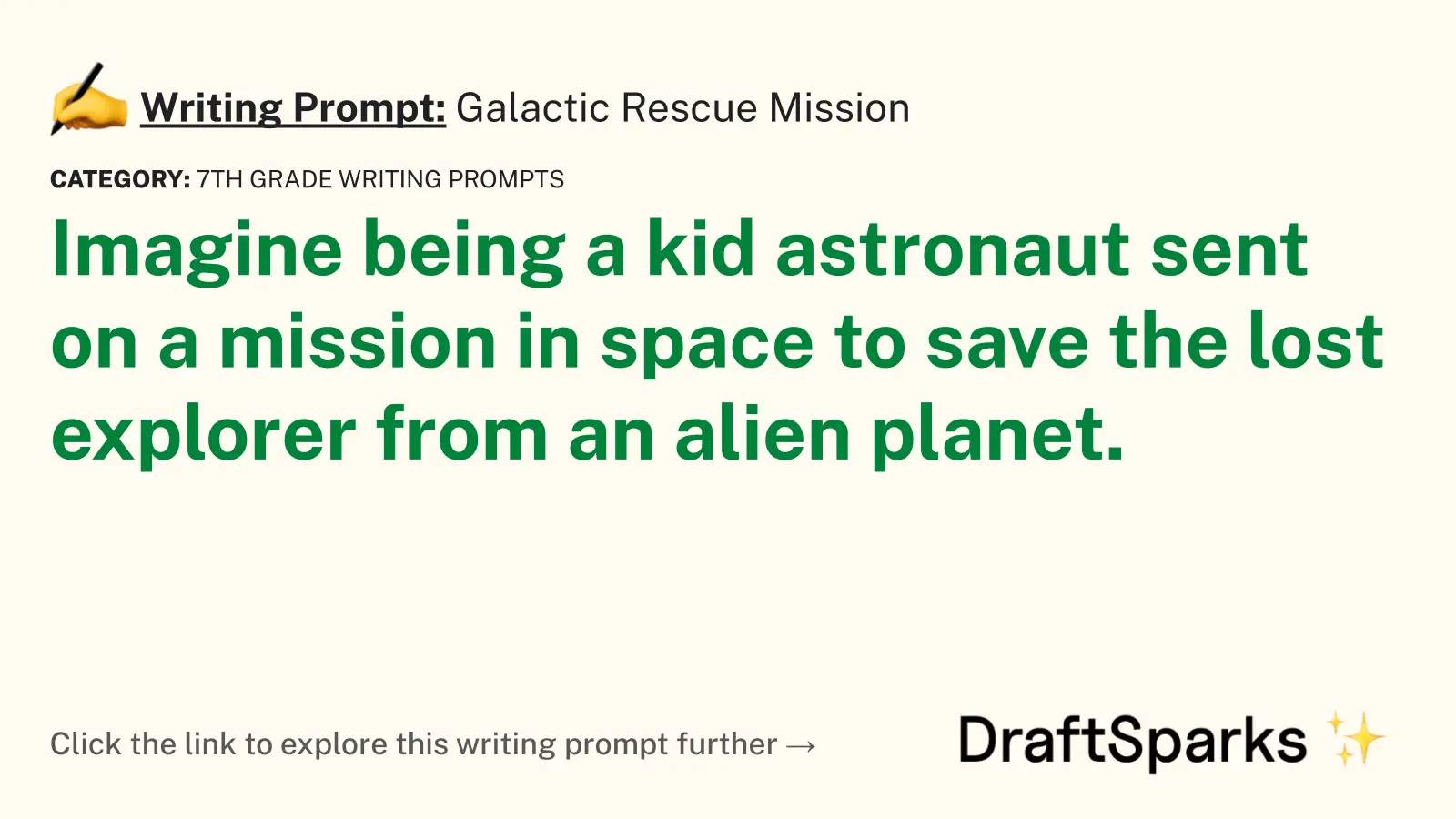 Galactic Rescue Mission