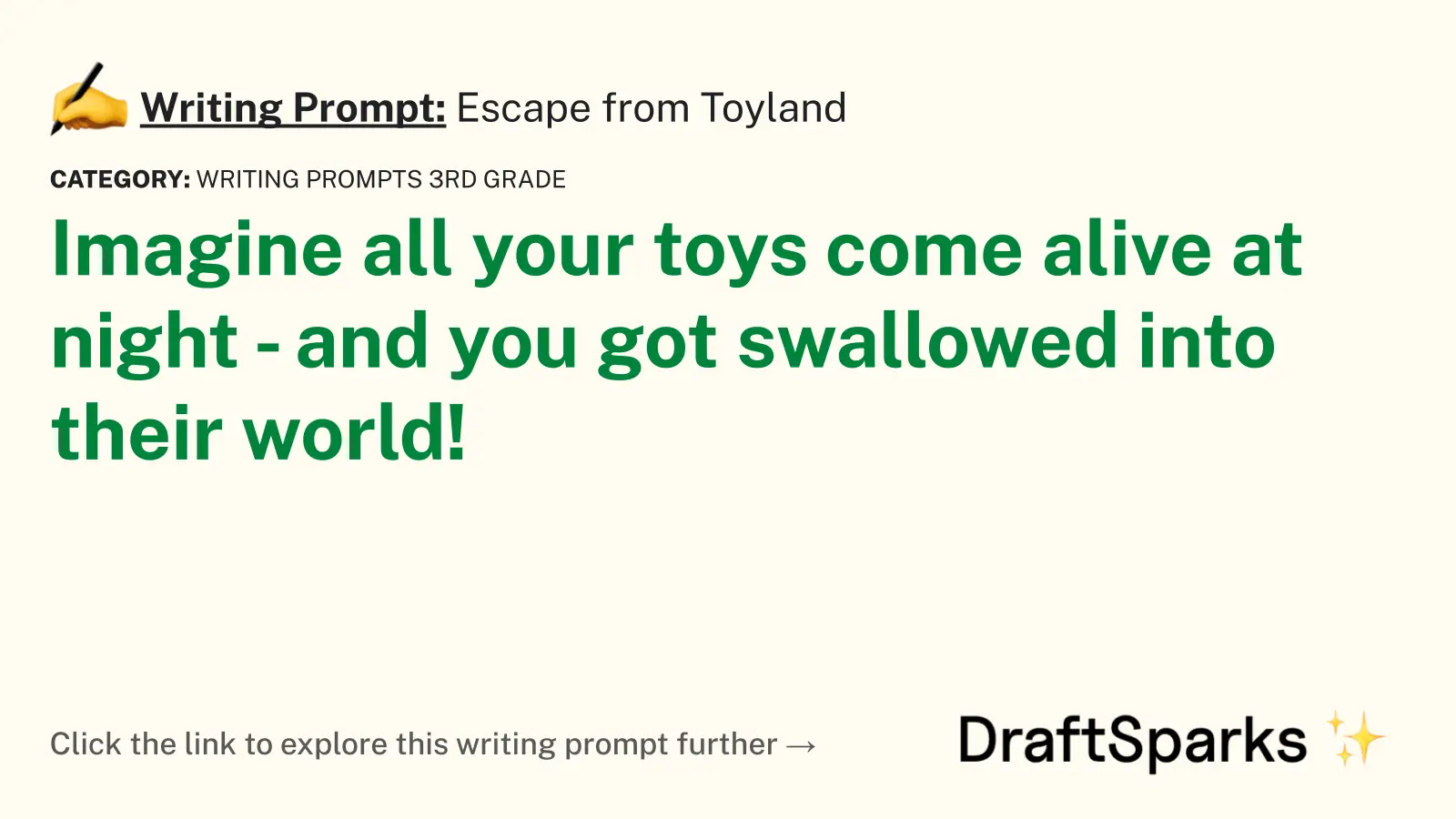 Escape from Toyland