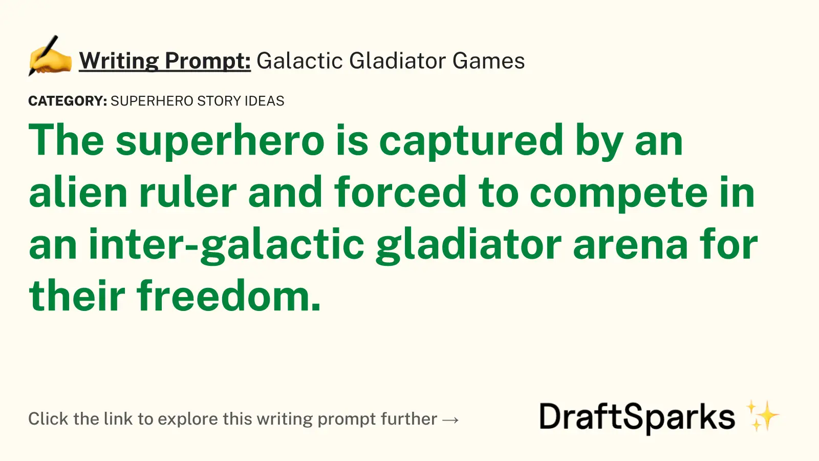 Galactic Gladiator Games