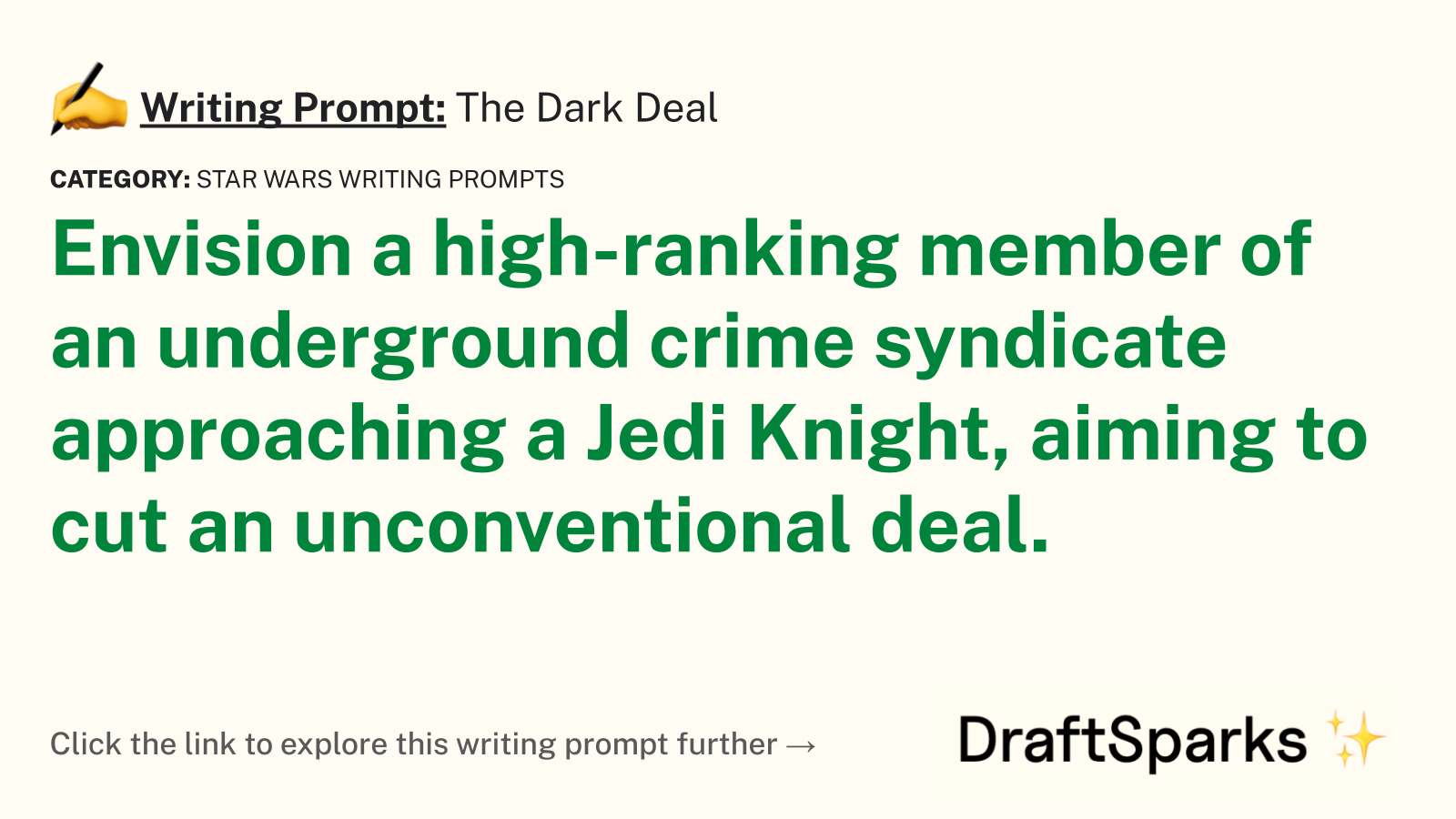The Dark Deal