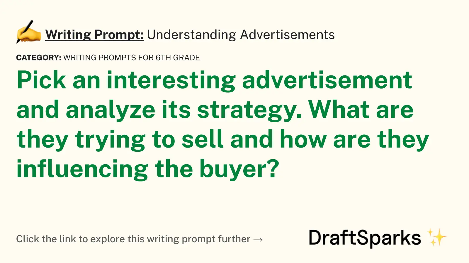 Understanding Advertisements