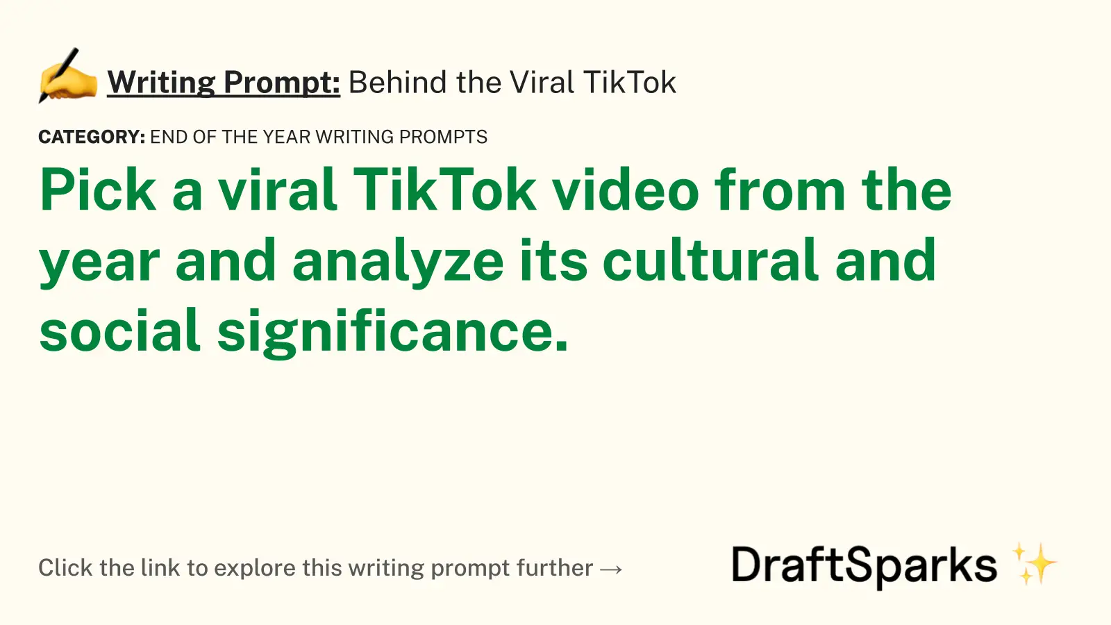 Behind the Viral TikTok