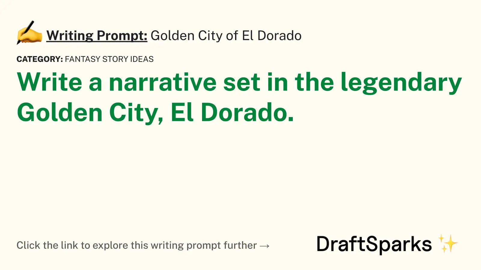 Golden City of El Dorado