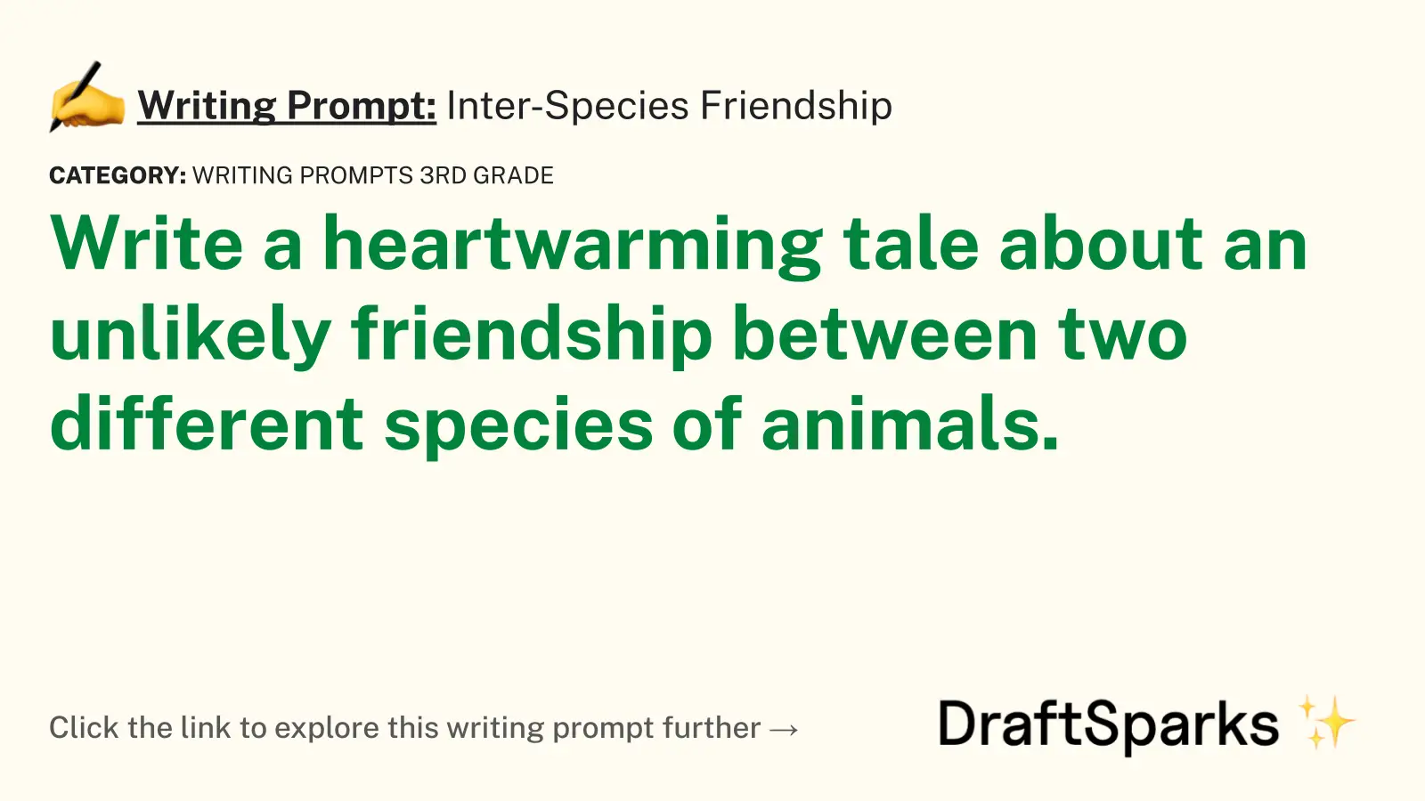 Inter-Species Friendship