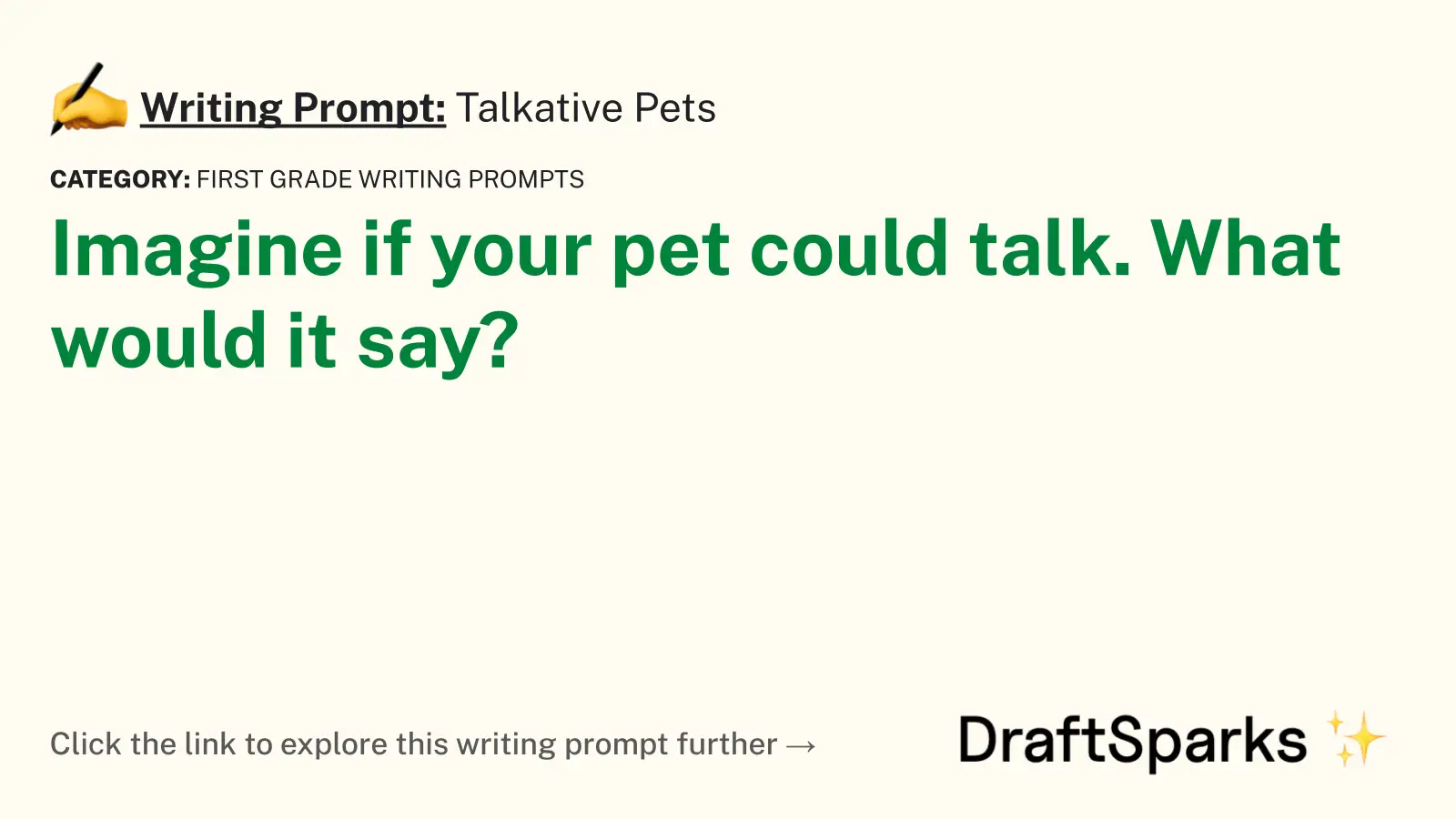 Talkative Pets