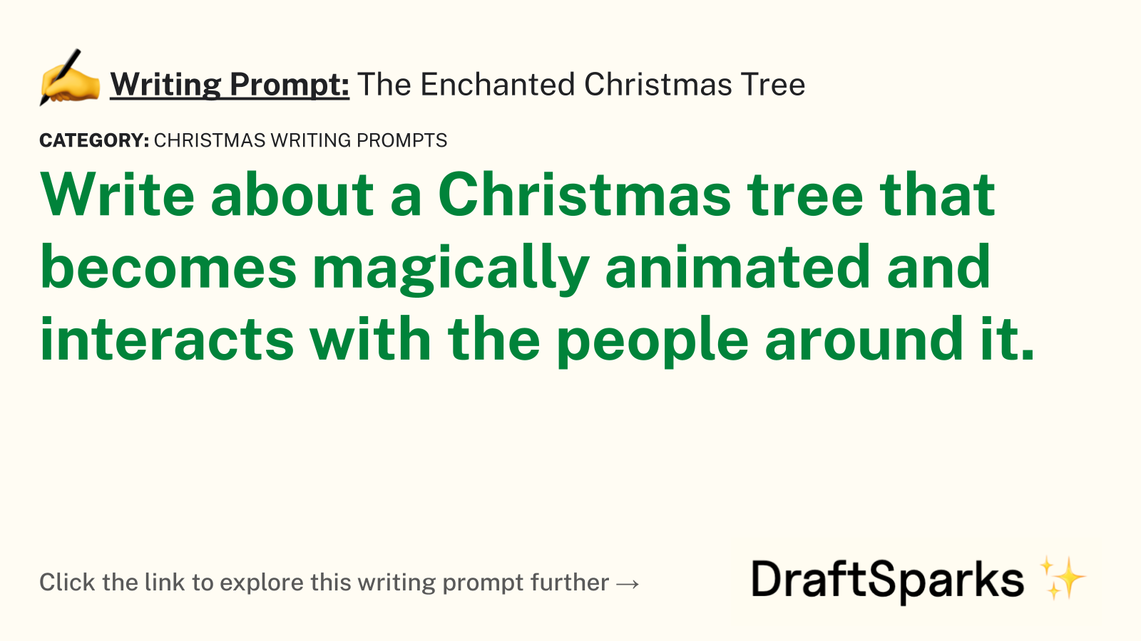 The Enchanted Christmas Tree