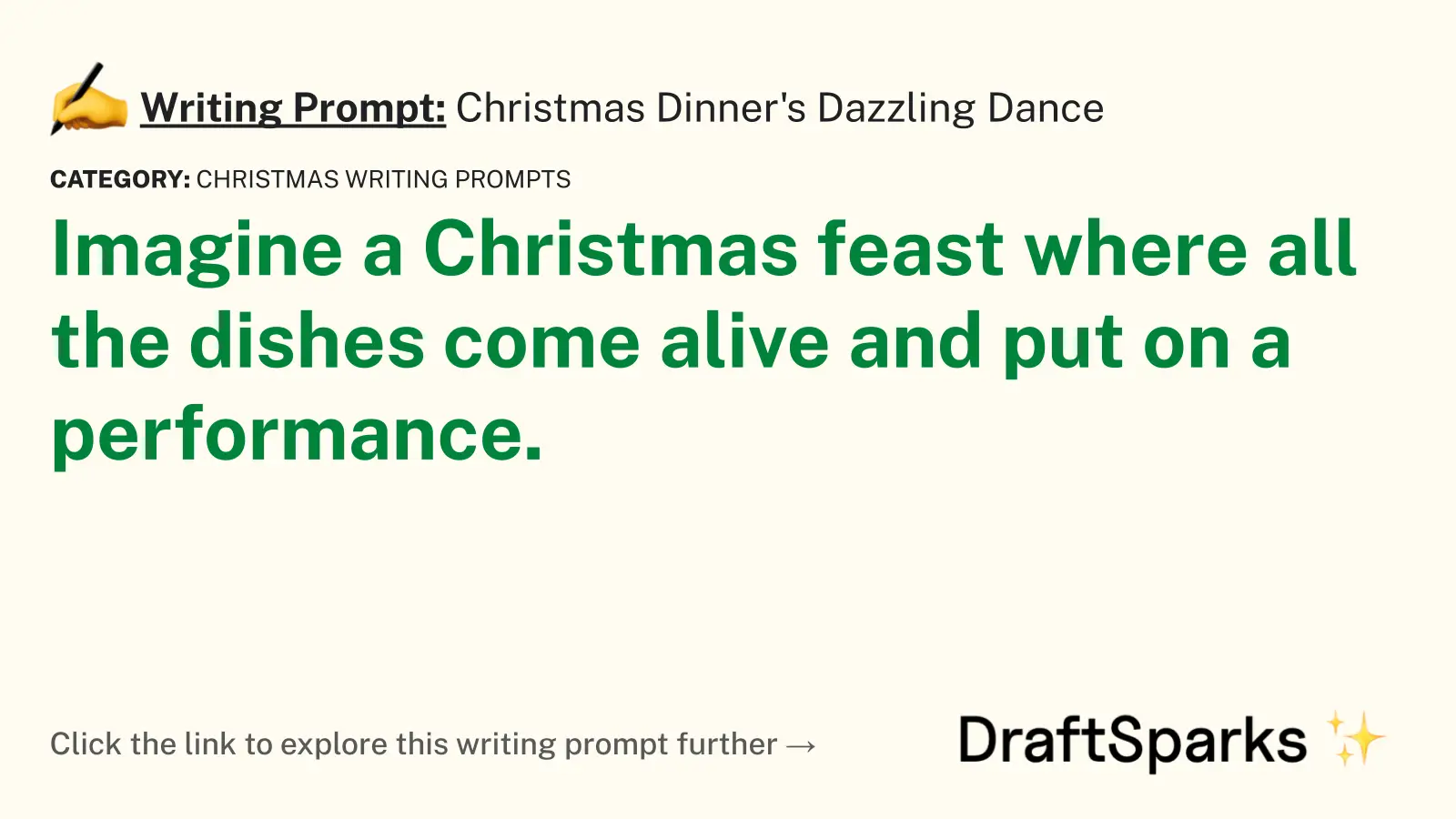 Christmas Dinner’s Dazzling Dance