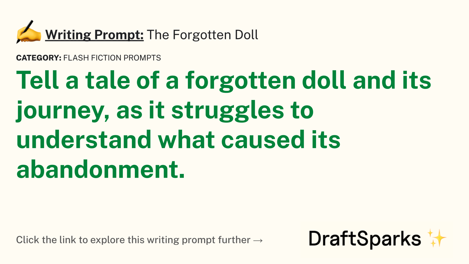 The Forgotten Doll