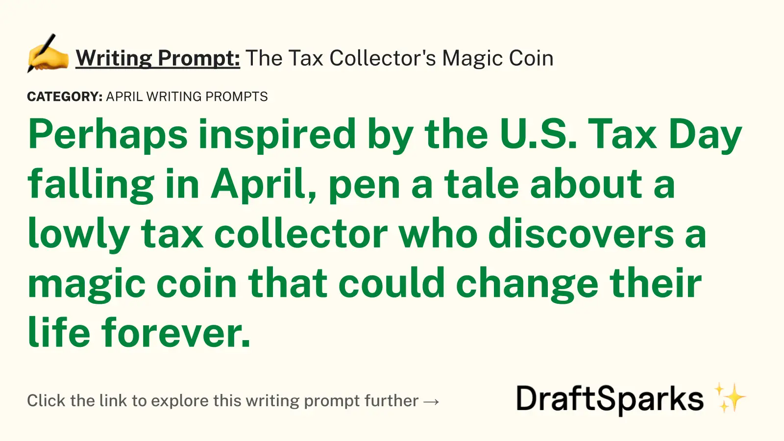 The Tax Collector’s Magic Coin