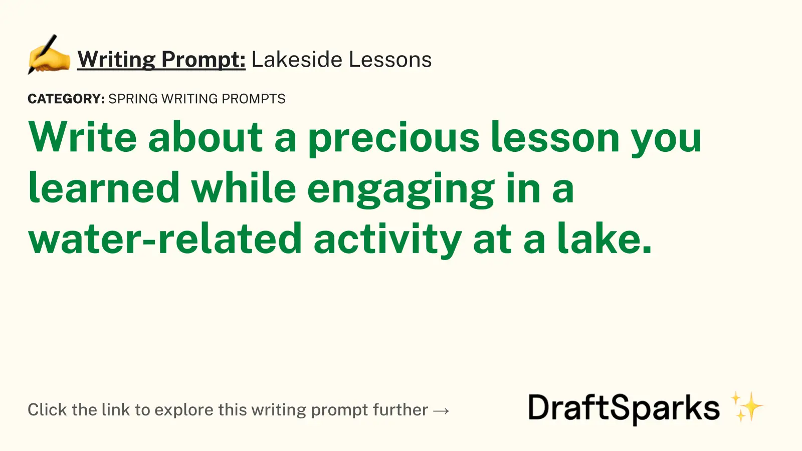 Lakeside Lessons