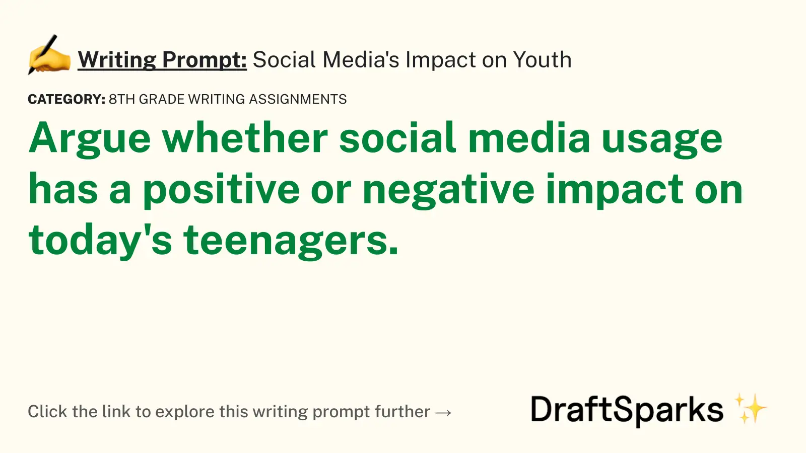 Social Media’s Impact on Youth