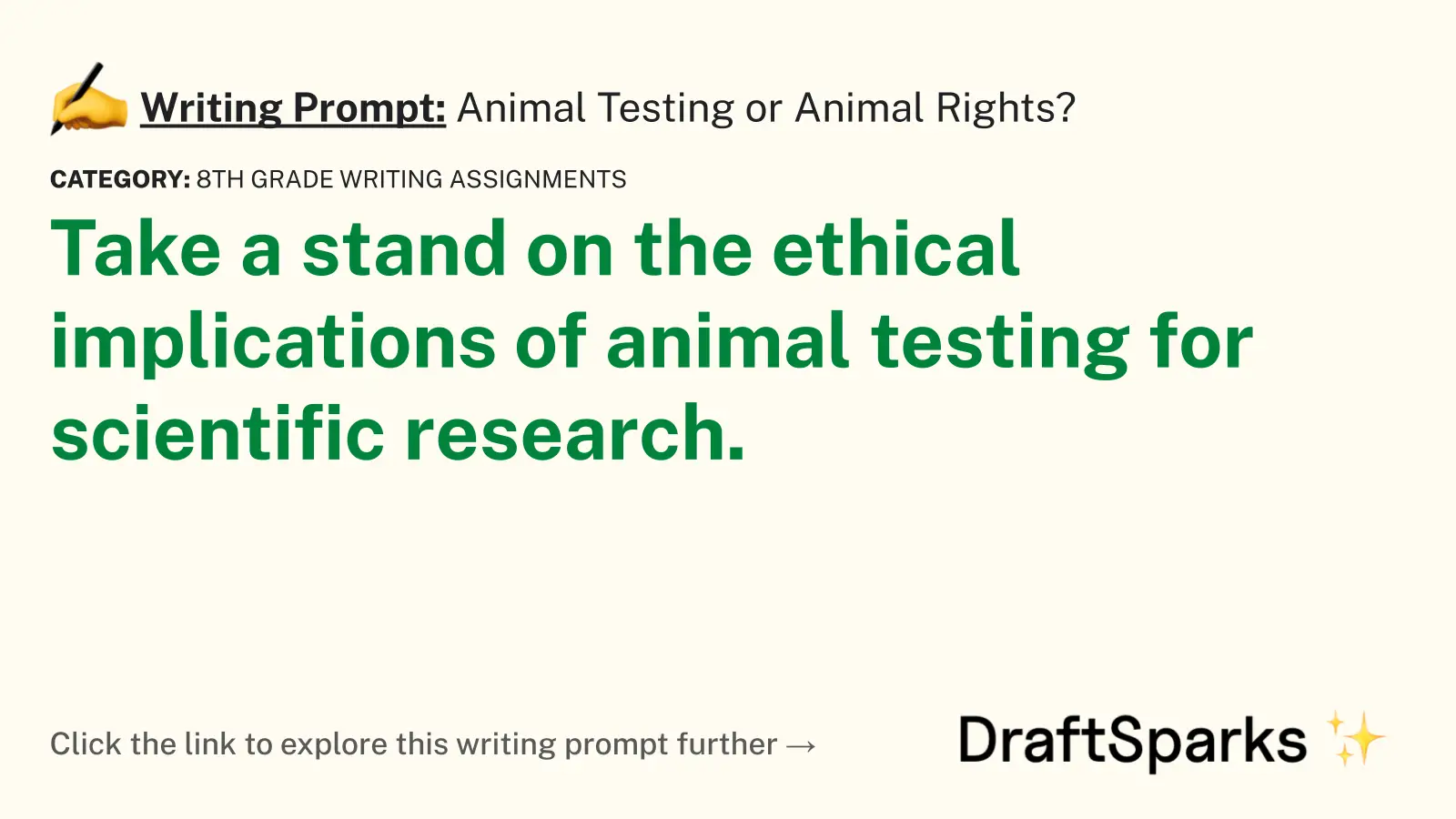 Animal Testing or Animal Rights?