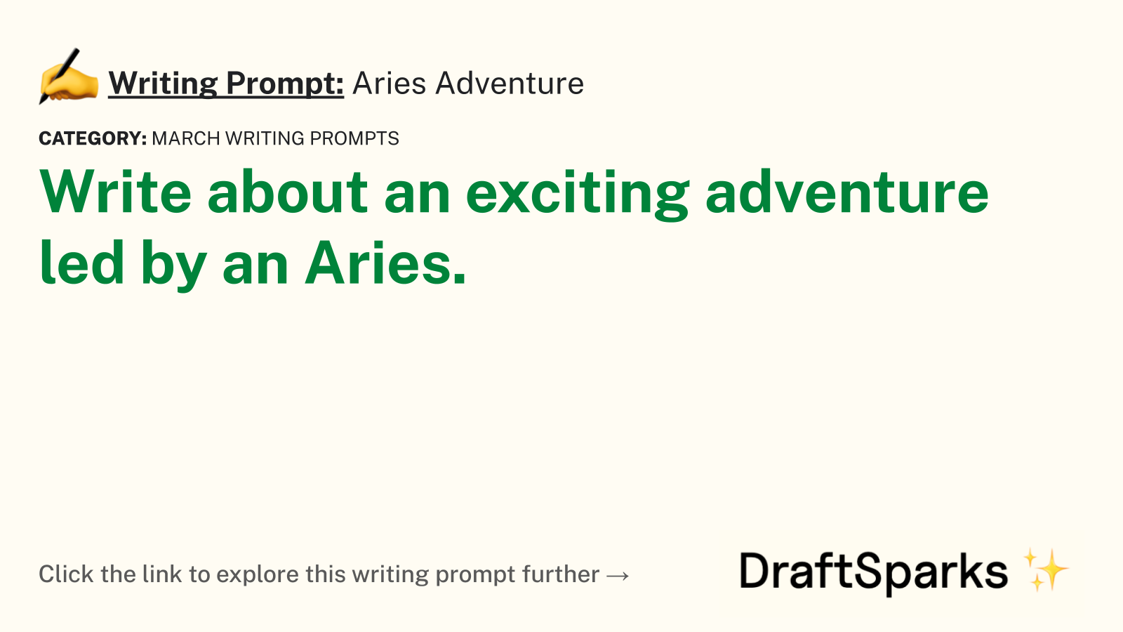 Aries Adventure