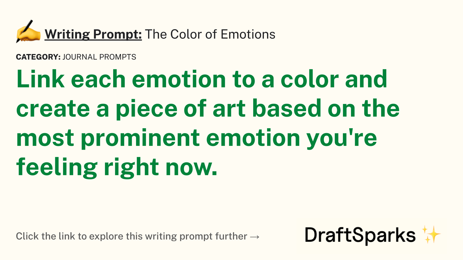 The Color of Emotions