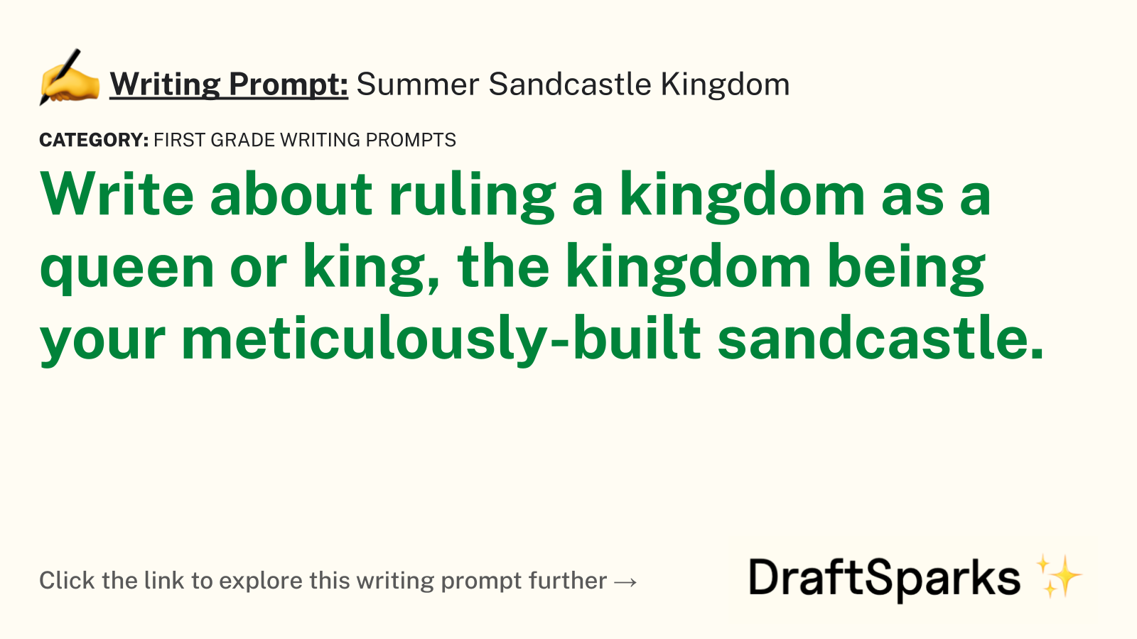 Summer Sandcastle Kingdom