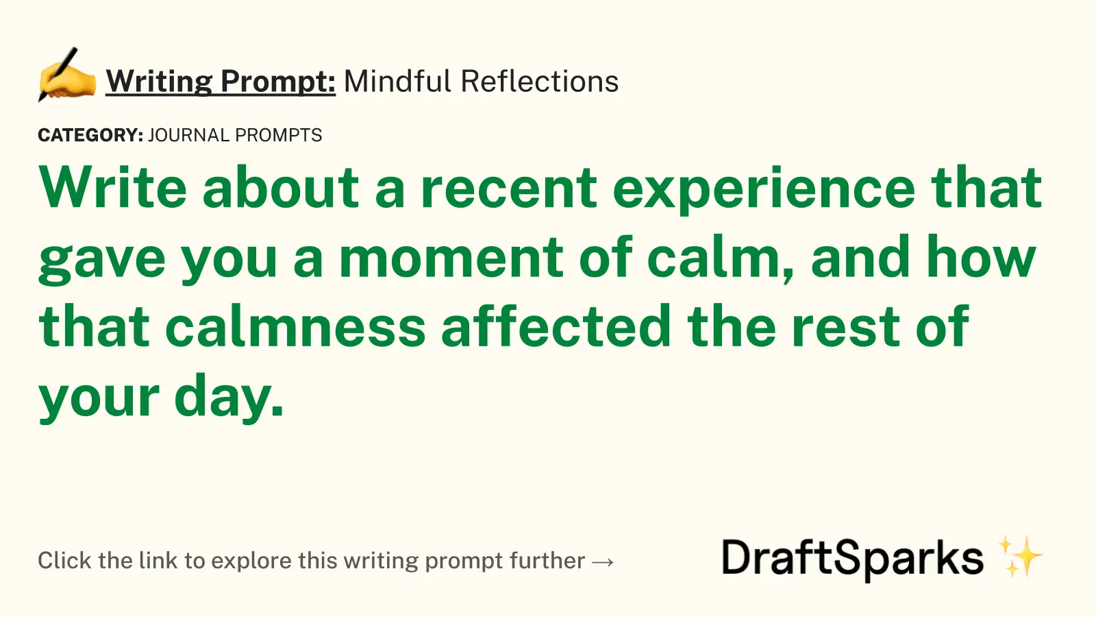 Mindful Reflections