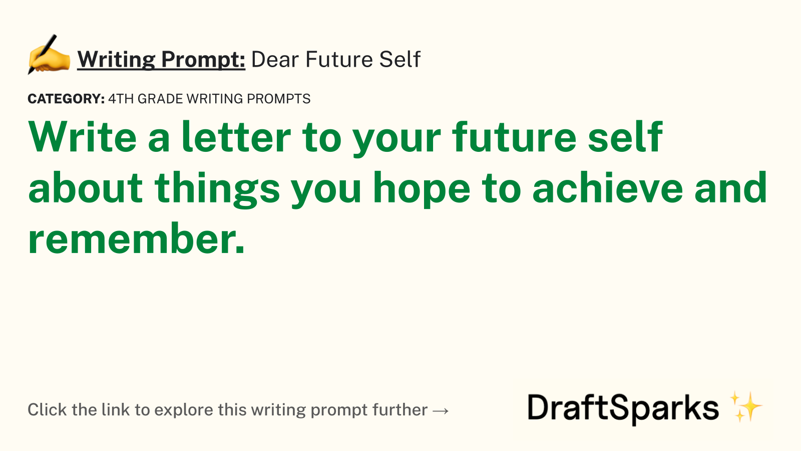 Dear Future Self