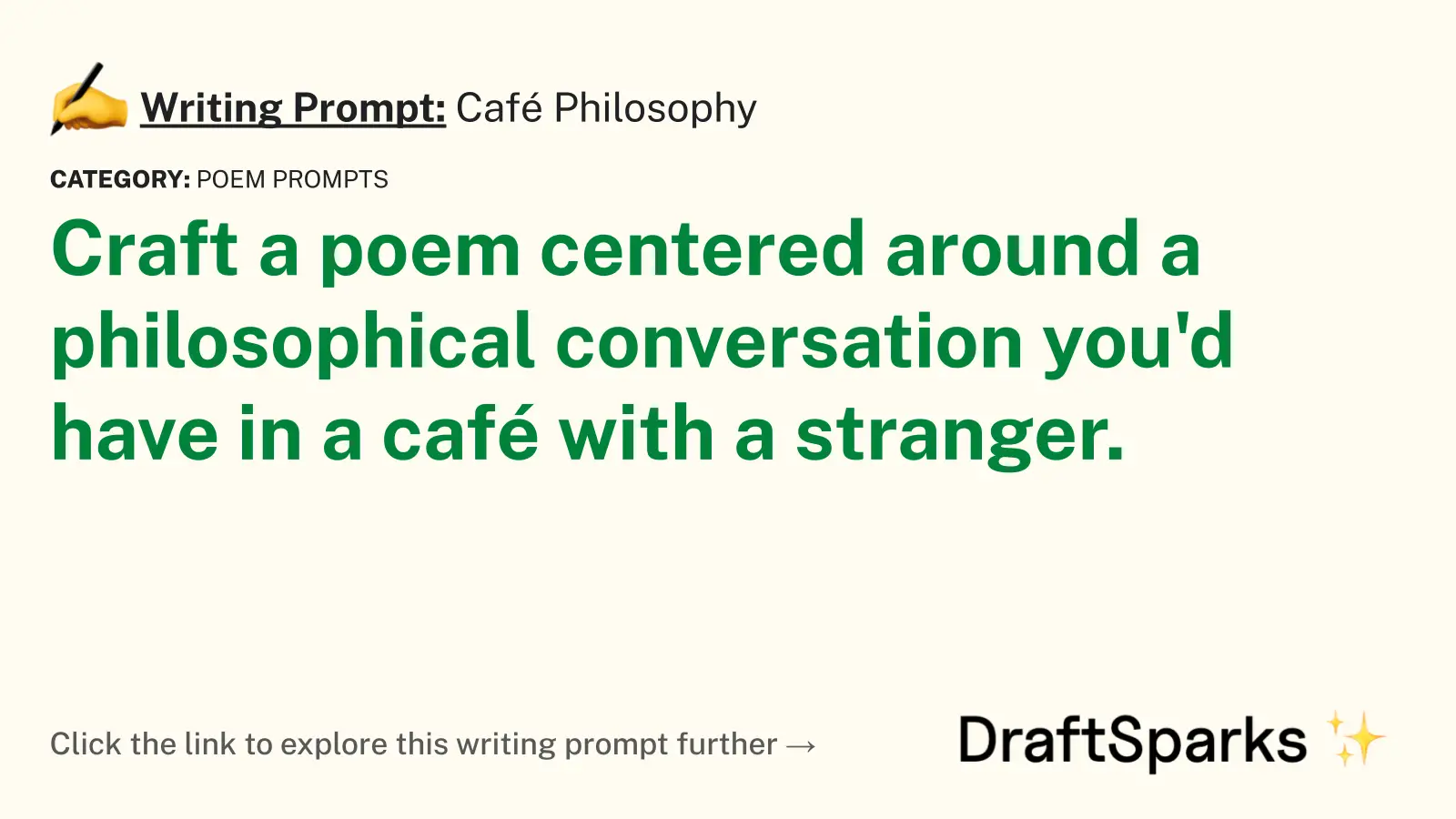 Café Philosophy