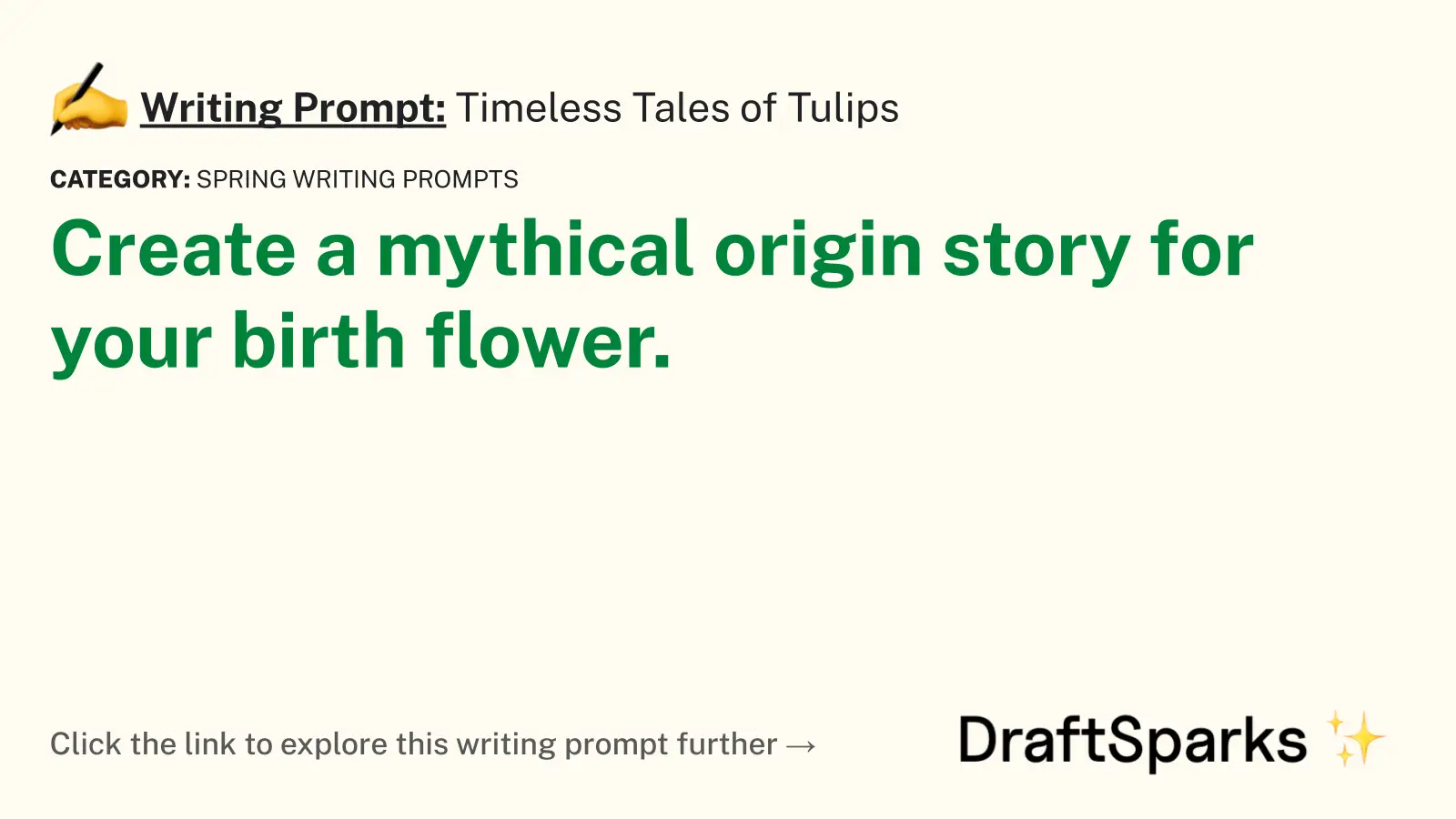 Timeless Tales of Tulips
