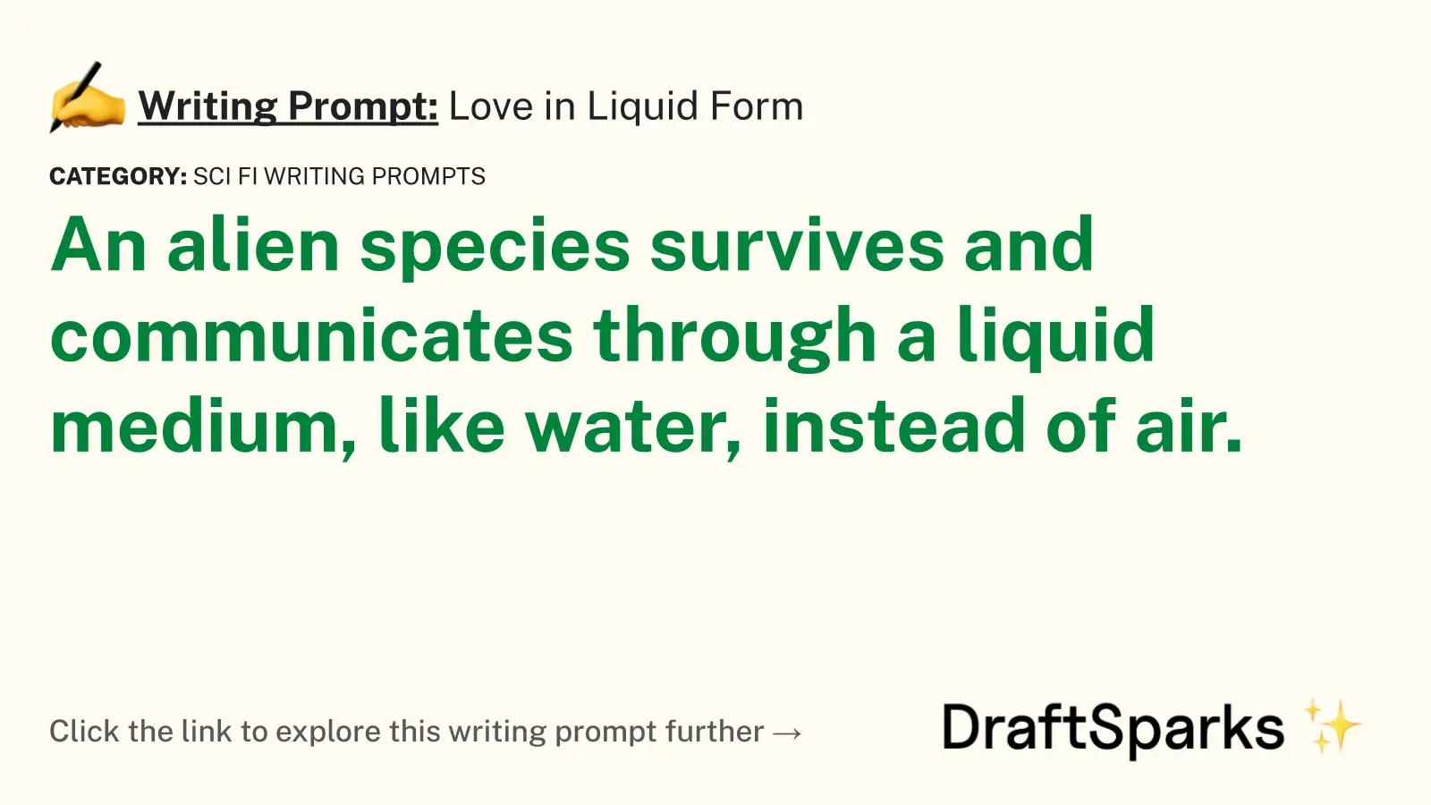 Love in Liquid Form