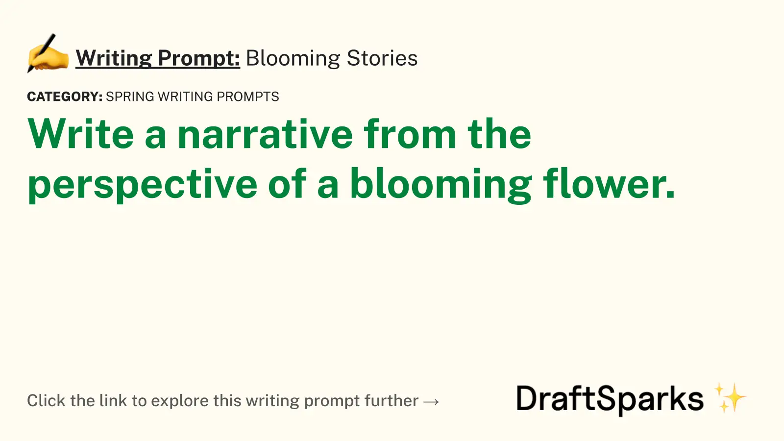 Blooming Stories