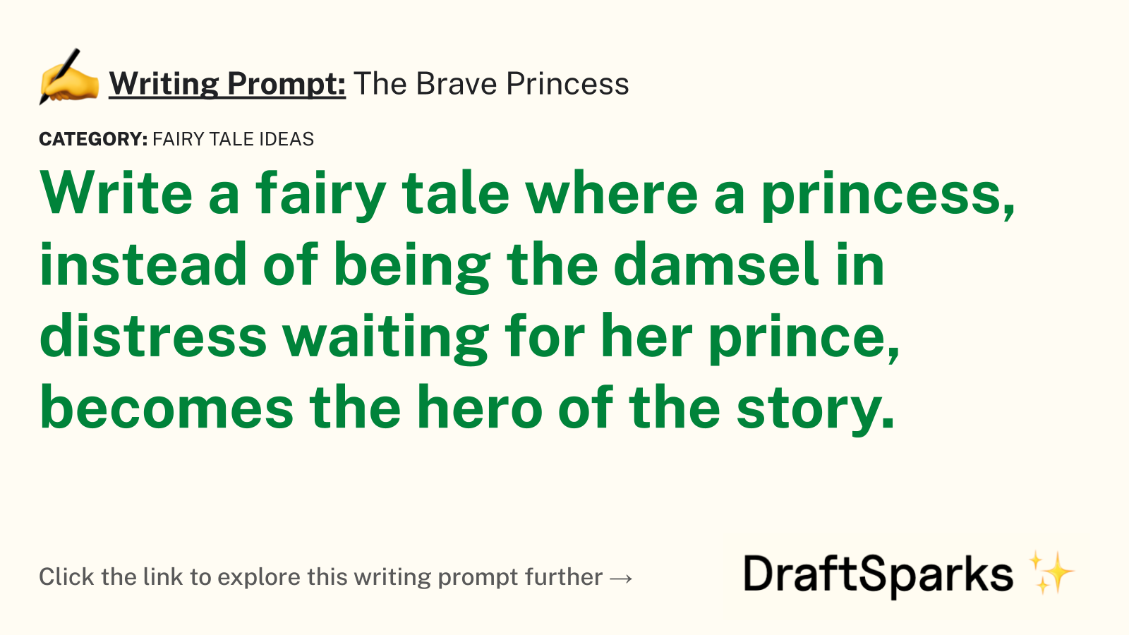 The Brave Princess
