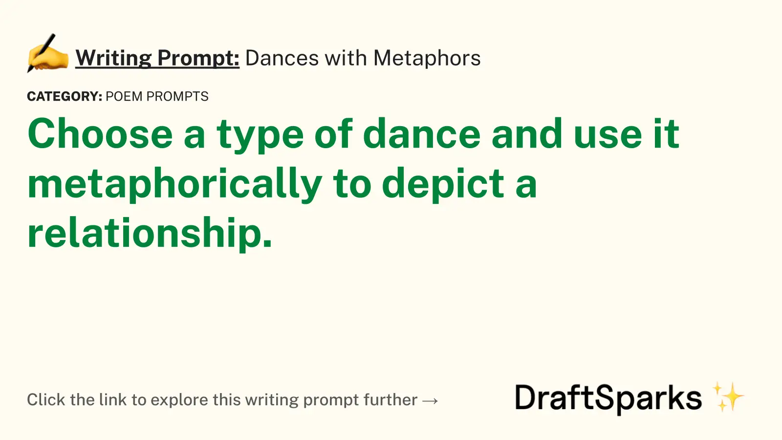 Dances with Metaphors