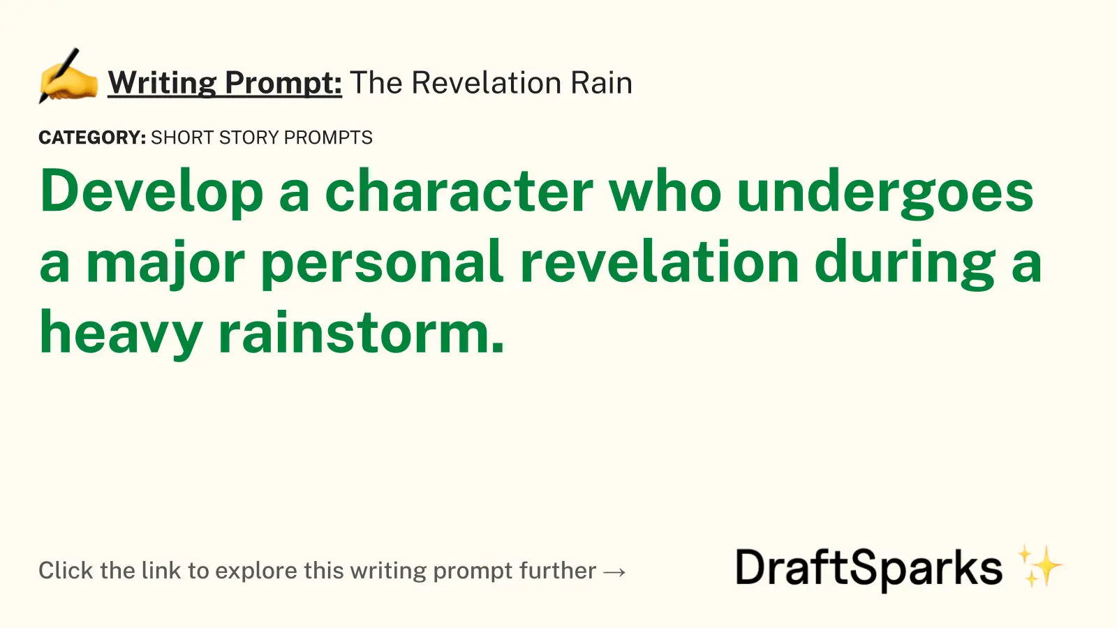 The Revelation Rain