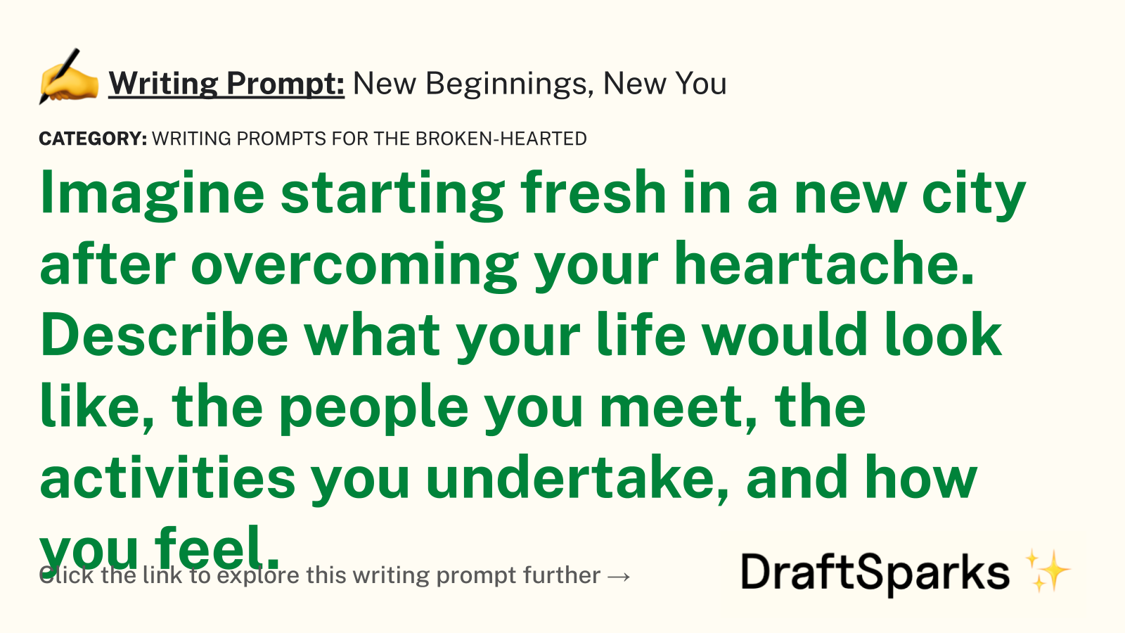 New Beginnings, New You
