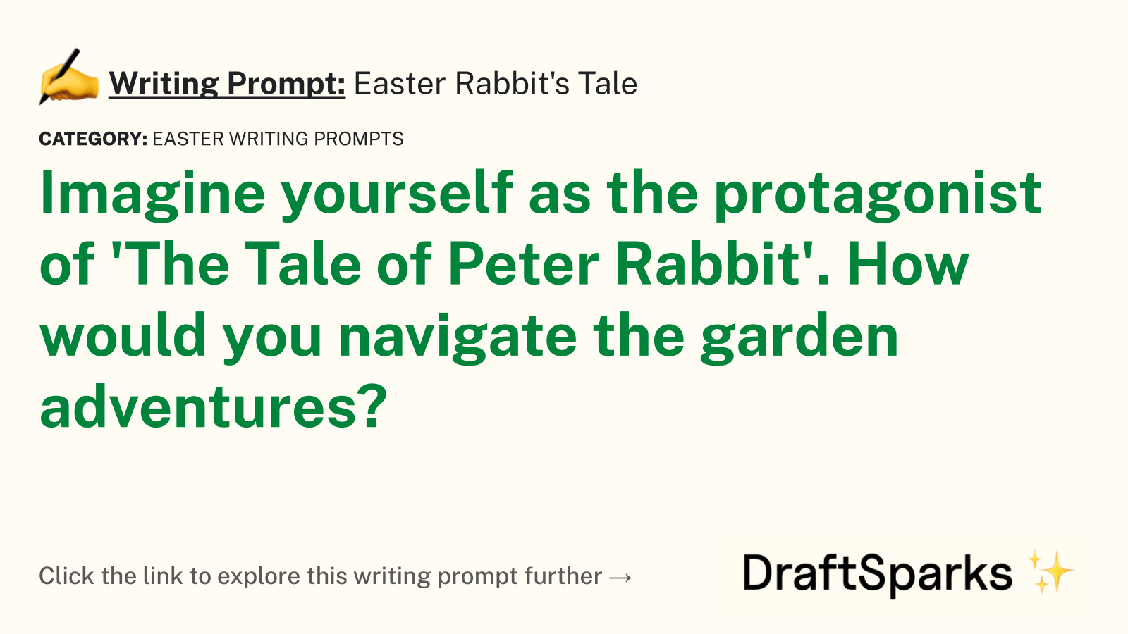 Easter Rabbit’s Tale