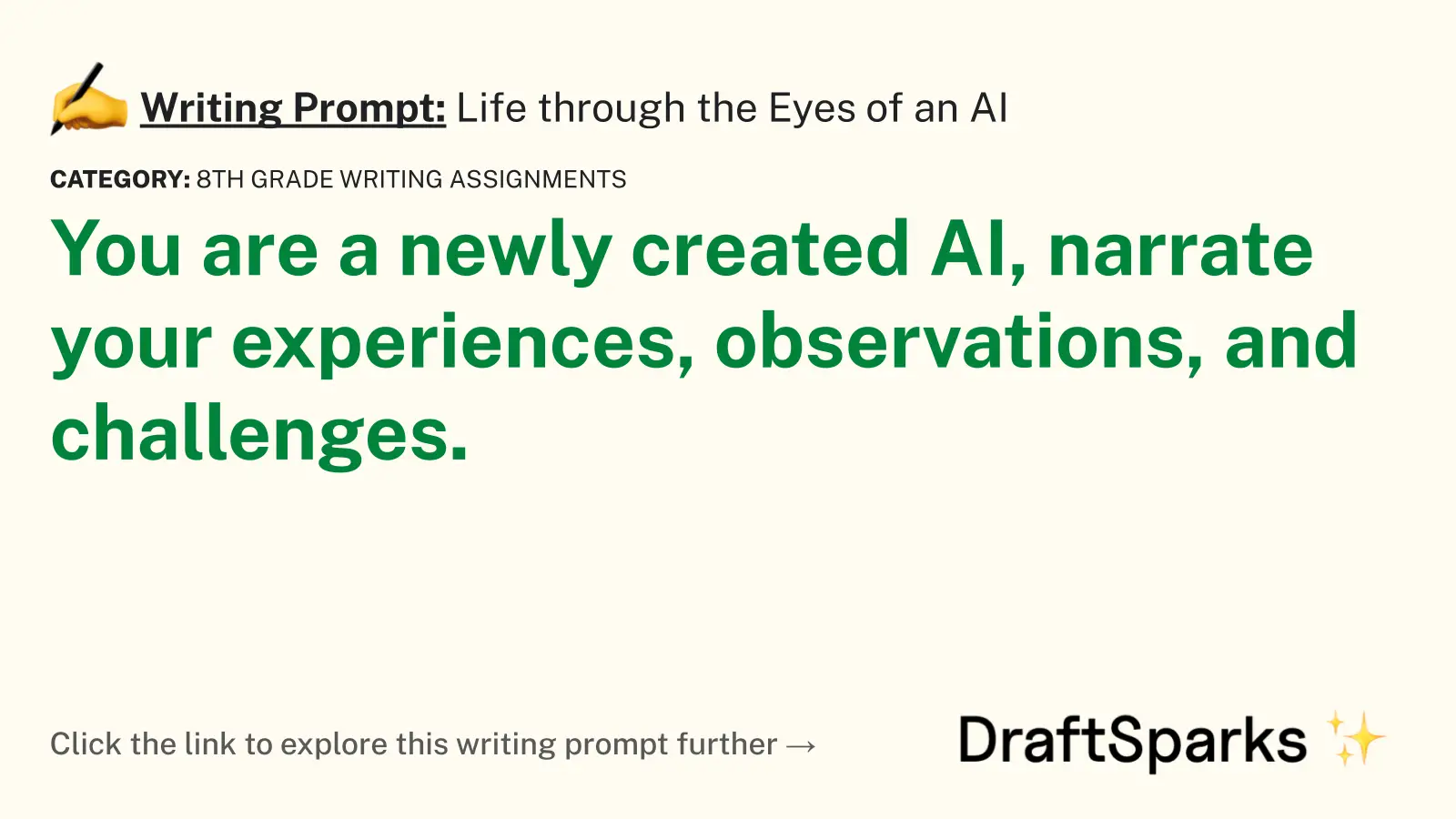 Life through the Eyes of an AI