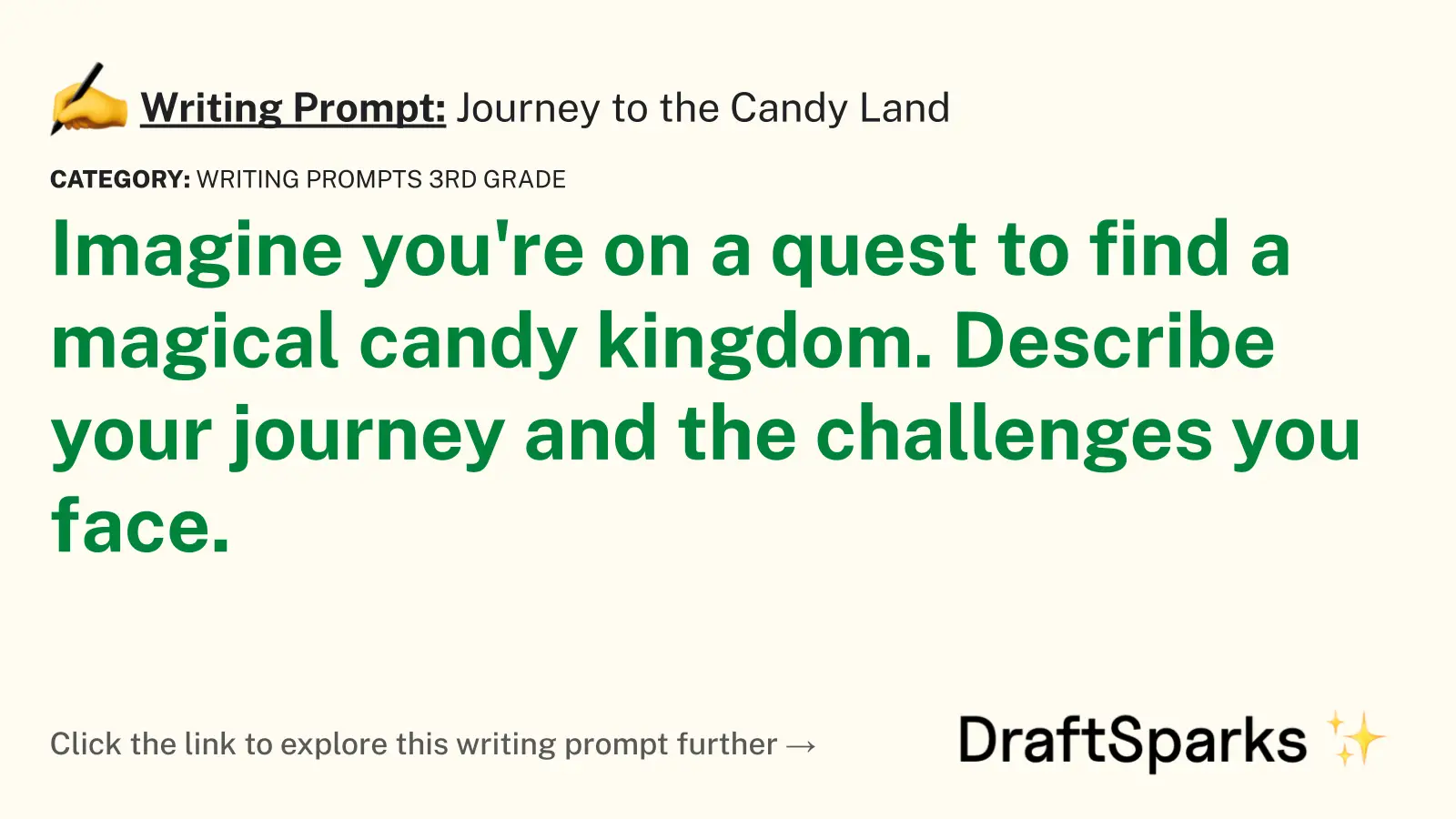 Journey to the Candy Land