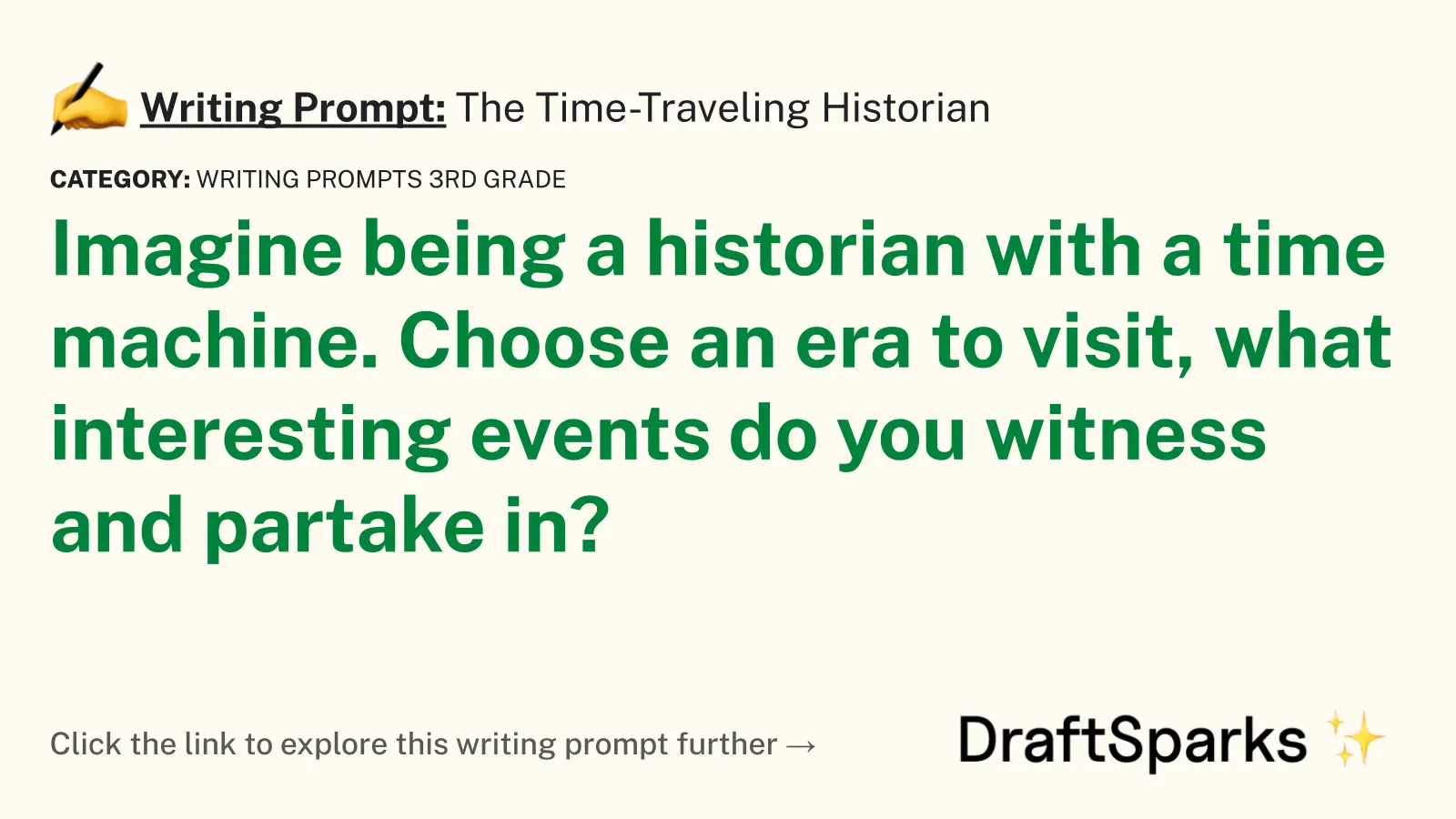The Time-Traveling Historian