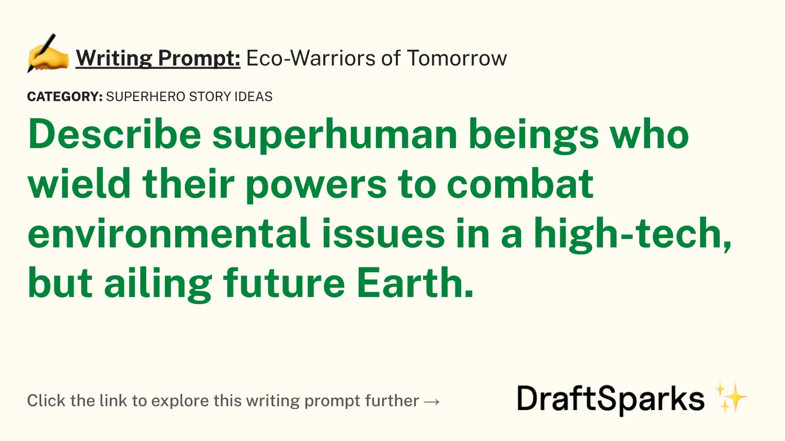 Eco-Warriors of Tomorrow