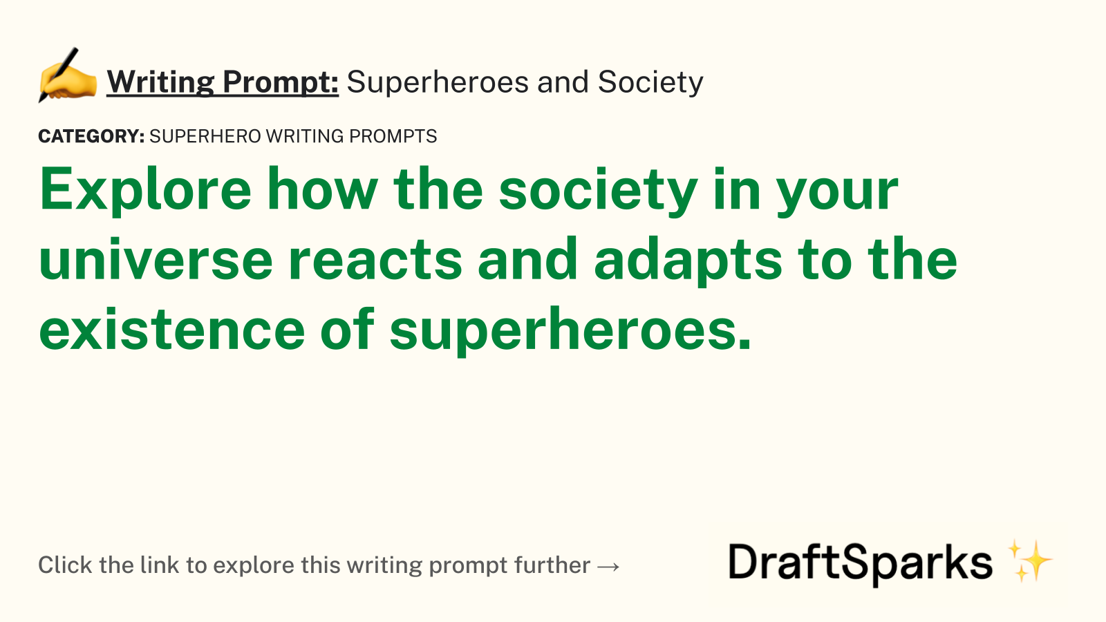 Superheroes and Society