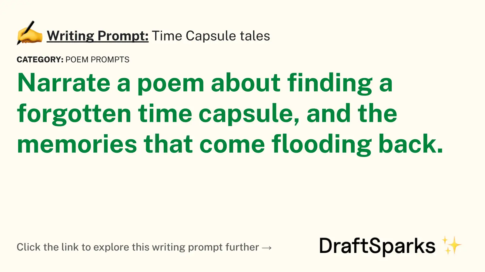 Time Capsule tales