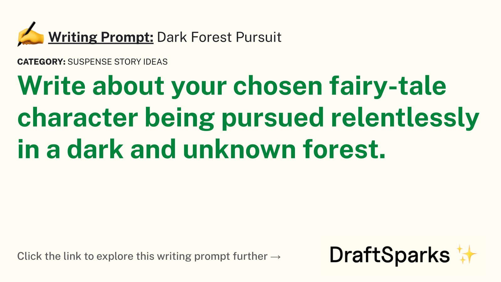 Dark Forest Pursuit