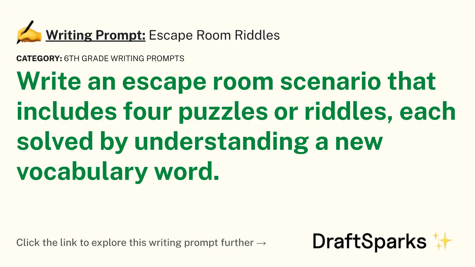 Escape Room Riddles