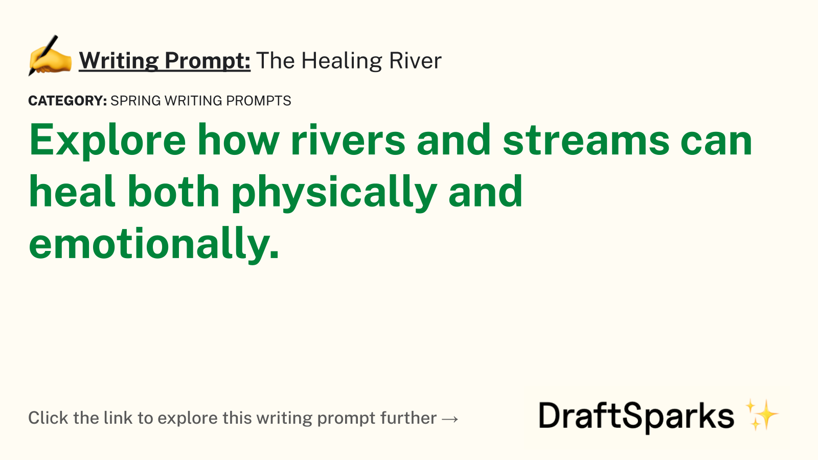 The Healing River