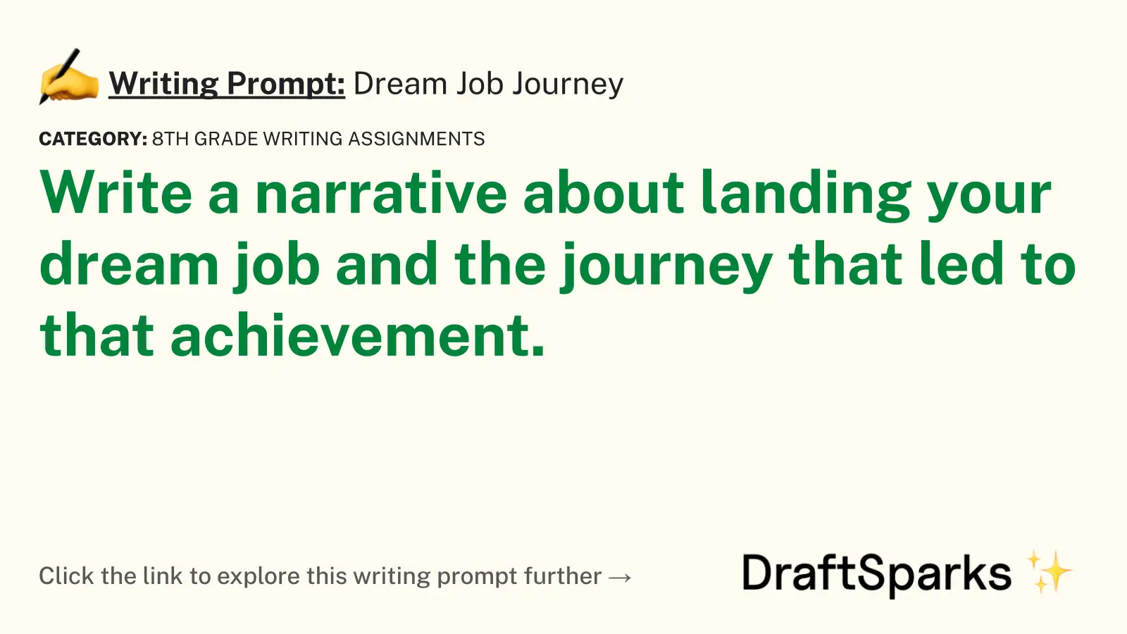 Dream Job Journey