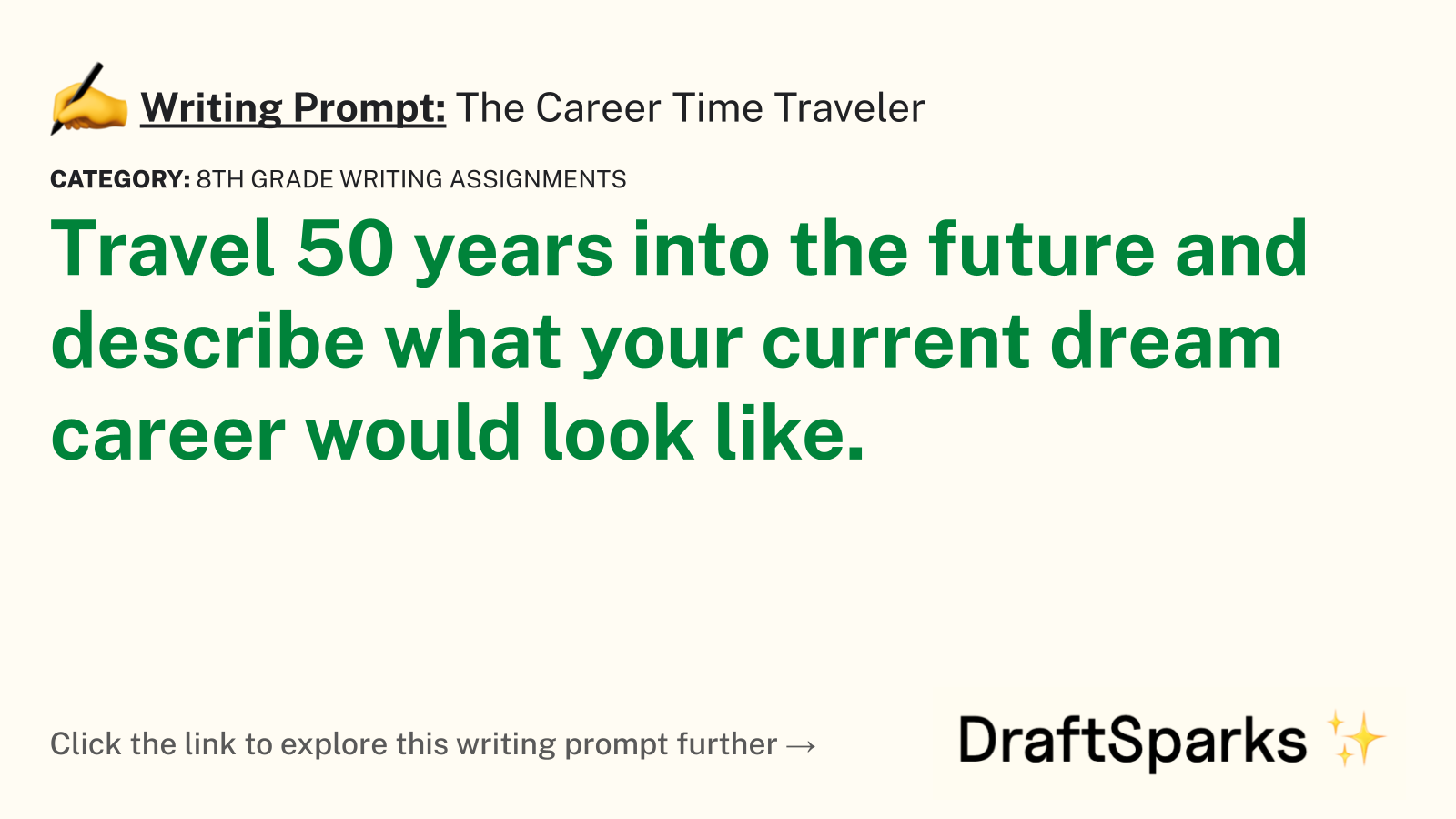 The Career Time Traveler