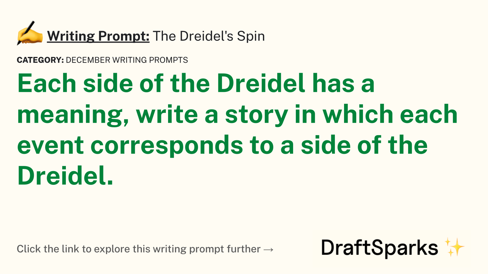 The Dreidel’s Spin
