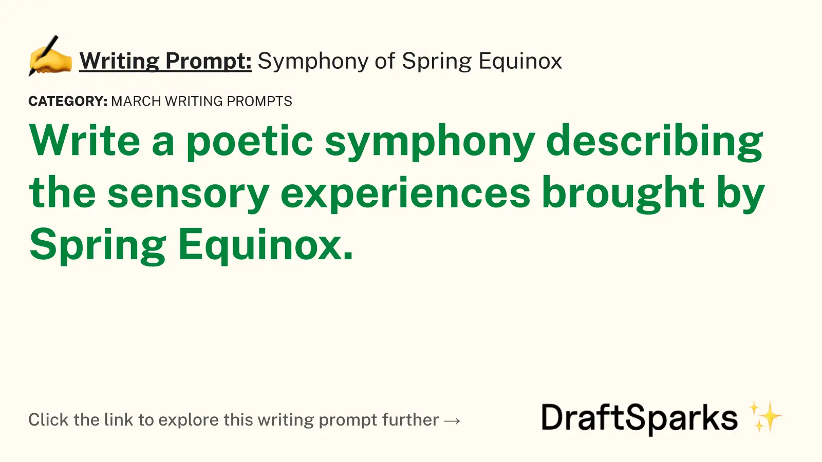 Symphony of Spring Equinox