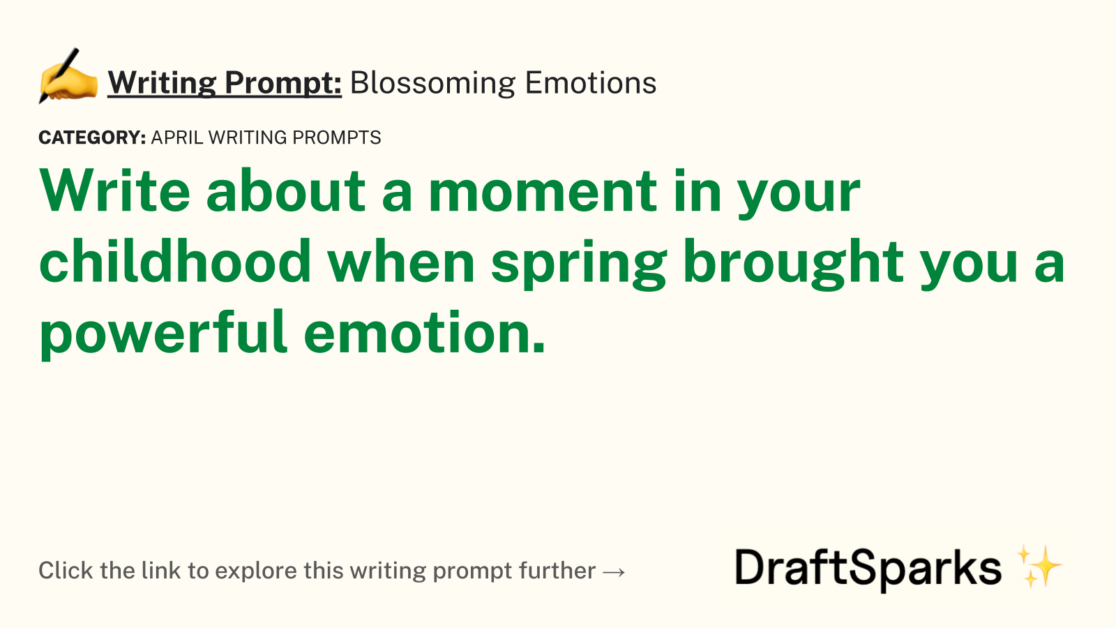 Blossoming Emotions