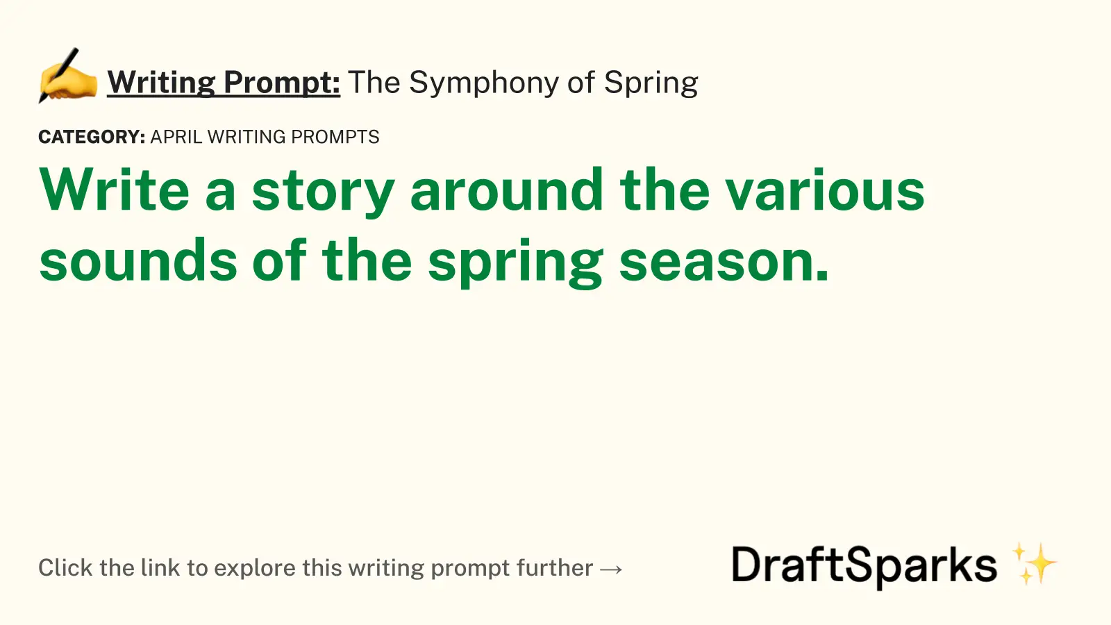 The Symphony of Spring