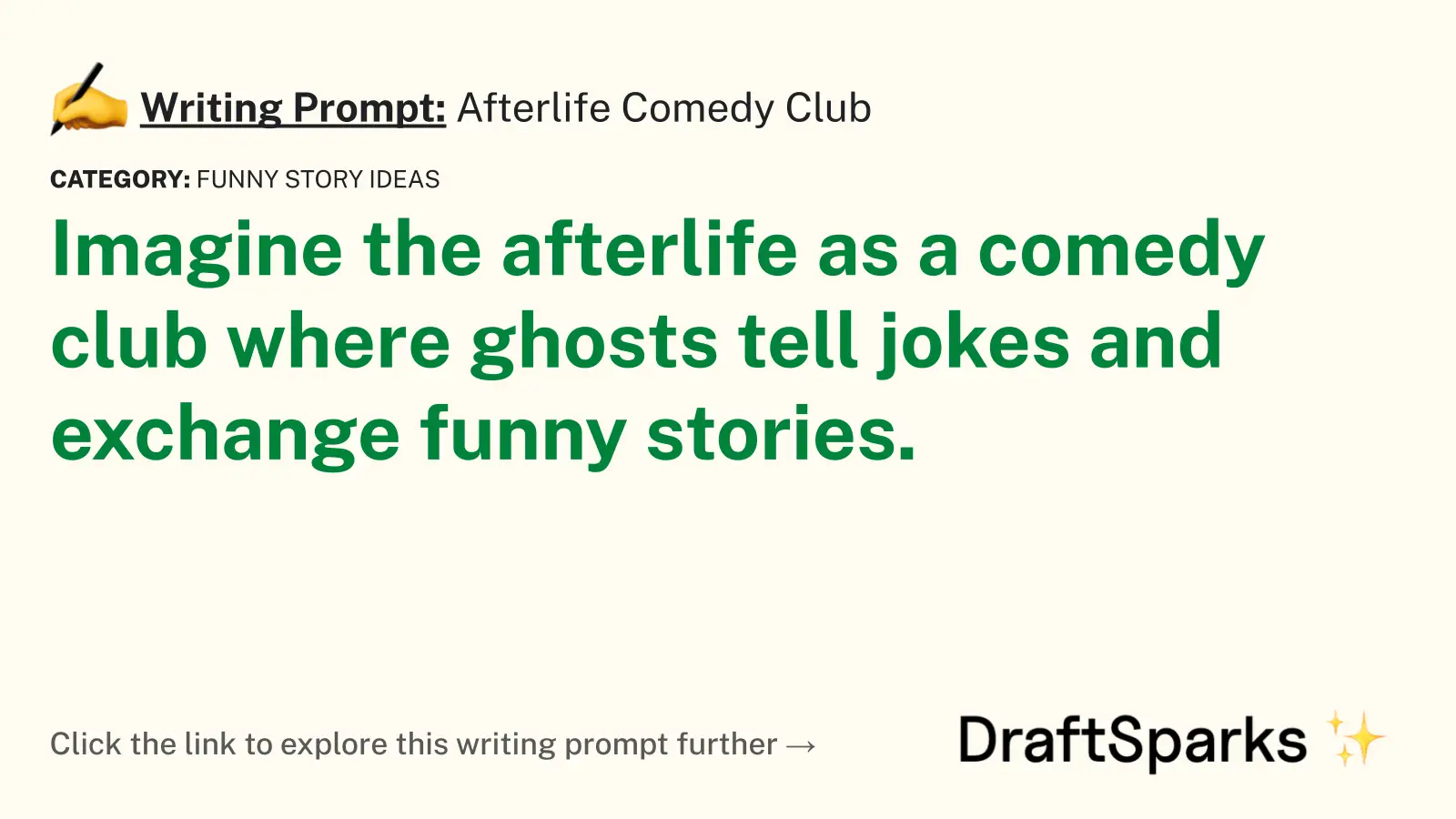 Afterlife Comedy Club